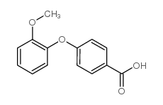 4-(2-methoxyphenoxy)benzoic acid structure