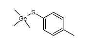 p-CH3C6H4SGe(CH3)3结构式