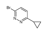 3-Bromo-6-cyclopropyl-pyridazine结构式