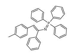 {[2-(4-Methylphenyl)-1-phenylvinyl]imino}triphenylphosphoran Structure