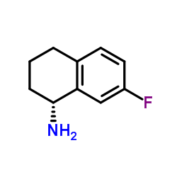 (R)-7-氟-1,2,3,4-四氢萘-1-胺结构式