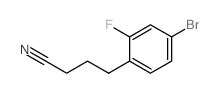 4-(4-Bromo-2-fluorophenyl)butanenitrile structure
