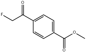 4-(2-Fluoro-acetyl)-benzoic acid methyl ester结构式