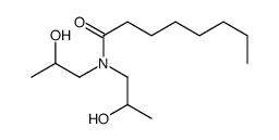 N,N-bis(2-hydroxypropyl)octanamide Structure