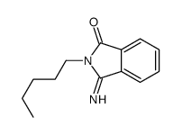 3-imino-2-pentylisoindol-1-one Structure