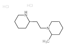 2-Methyl-1-[2-(2-piperidinyl)ethyl]piperidine dihydrochloride结构式