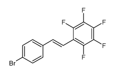 1-[2-(4-bromophenyl)ethenyl]-2,3,4,5,6-pentafluorobenzene Structure
