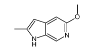 5-甲氧基-2-甲基-1H-吡咯并[2,3-c]吡啶结构式