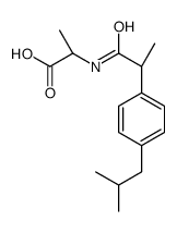 (2S)-2-[2-[4-(2-methylpropyl)phenyl]propanoylamino]propanoic acid结构式
