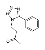4-(5-phenyltetrazol-1-yl)butan-2-one结构式