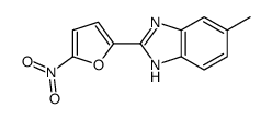 6-methyl-2-(5-nitrofuran-2-yl)-1H-benzimidazole结构式