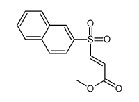 methyl (Z)-3-naphthalen-2-ylsulfonylprop-2-enoate Structure