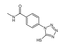 N-methyl-4-(5-sulfanylidene-2H-tetrazol-1-yl)benzamide Structure
