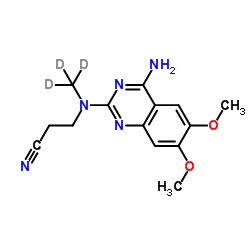 N-(4-Amino-6,7-dimethoxyquinazol-2-yl)-N-(methyl-d3)-2-cyanoethylamine picture