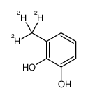 3-Methylcatechol-d3结构式