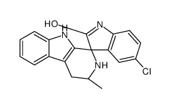 (1R,3S)-5'-Chloro-3-methyl-2,3,4,9-tetrahydrospiro[β-carboline-1, 3'-indol]-2'(1'H)-one Structure