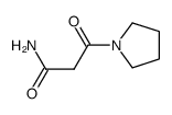 3-(pyrrolidin-1-yl)-3-oxopropanamide结构式