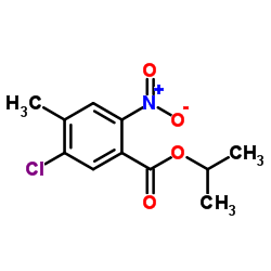 5-氯-4-甲基-2硝基苯甲酸异丙酯结构式