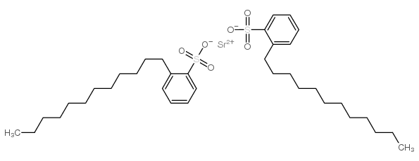 Strontium dodecyl benzene sulfonate结构式