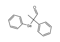 2-phenyl-2-(phenylselanyl)propanal Structure