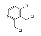 4-Chloro-2,3-bis(chloromethyl)pyridine Structure