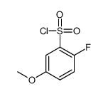 2-Fluoro-5-methoxybenzene-1-sulfonyl chloride Structure