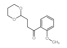 3-(1,3-DIOXAN-2-YL)-2'-METHOXYPROPIOPHENONE结构式