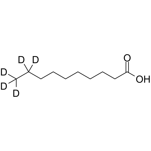 Decanoic acid-d5结构式