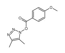 4,5-dimethyl-1H-1,2,3-triazol-1-yl 4-methoxybenzoate Structure