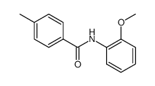 N-(2-Methoxyphenyl)-4-Methylbenzamide结构式