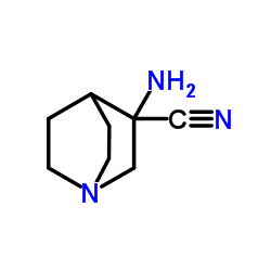 3-Aminoquinuclidine-3-carbonitrile结构式