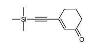 3-(2-trimethylsilylethynyl)cyclohex-2-en-1-one Structure