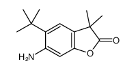 6-AMINO-5-(TERT-BUTYL)-3,3-DIMETHYLBENZOFURAN-2(3H)-ONE structure