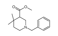 methyl 1-benzyl-4,4-dimethylpiperidine-3-carboxylate Structure