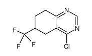 4-chloro-6-(trifluoromethyl)-5,6,7,8-tetrahydroquinazoline Structure