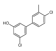3-chloro-5-(4-chloro-3-methylphenyl)phenol结构式