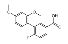 3-(2,4-dimethoxyphenyl)-4-fluorobenzoic acid结构式