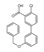 2-chloro-5-(3-phenylmethoxyphenyl)benzoic acid Structure