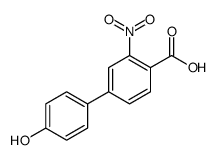 4-(4-hydroxyphenyl)-2-nitrobenzoic acid结构式