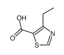 4-乙基-1,3-噻唑-5-羧酸结构式