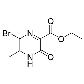 Ethyl 6-bromo-3-hydroxy-5-methylpyrazine-2-carboxylate Structure