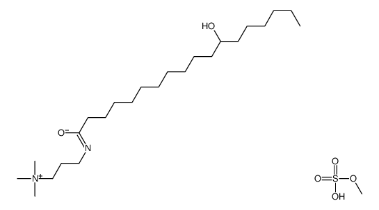 羟基硬脂酰胺丙基三甲基铵甲基硫酸盐结构式