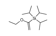 1-ethoxy-1-(triisopropylsilyl)ethene结构式