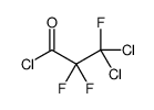 3,3-dichloro-2,2,3-trifluoropropanoyl chloride Structure