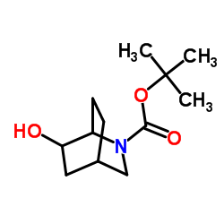 2-boc-6-羟基-2-氮杂双环[2.2.2]辛烷结构式