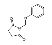 1-(Anilinomethyl)pyrrolidine-2,5-dione结构式