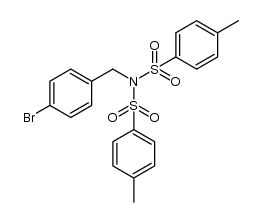 N,N-ditosyl-4-bromobenzylamine Structure