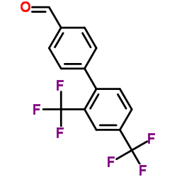 2',4'-Bis(trifluoromethyl)-4-biphenylcarbaldehyde Structure