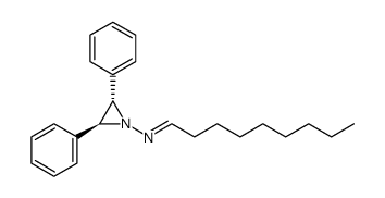 N-((2S,3S)-2,3-diphenylaziridin-1-yl)nonan-1-imine结构式