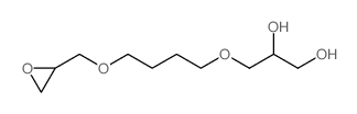 3-(4-(OXIRAN-2-YLMETHOXY)BUTOXY)PROPANE-1,2-DIOL structure